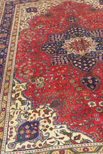 Charger l'image dans la galerie, Grand Tapis Tabriz fait main n°9853_350×246