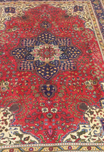 Charger l'image dans la galerie, Grand Tapis Tabriz fait main n°9853_350×246