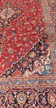 Charger l'image dans la galerie, GRAND Tapis Kachan noué main n°14389_404×280