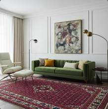 Charger l'image dans la galerie, Grand Tapis Hosseinabad noué main n°11138_303×203