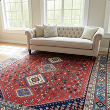 Charger l'image dans la galerie, Grand Tapis Yalameh noué main n°12281_303×202