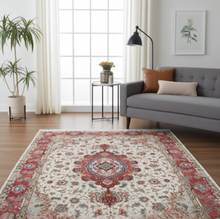 Charger l'image dans la galerie, TAPIS Tabriz noué main n°15321_210×152
