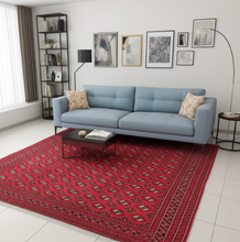 Charger l'image dans la galerie, Tapis Torkaman noué main n°19315_230×145
