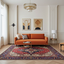 Charger l'image dans la galerie, Grand Tapis Hériz noué main n°14141_300×207
