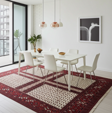 Charger l'image dans la galerie, Grand Tapis Torkaman fait main n°13439_274×210