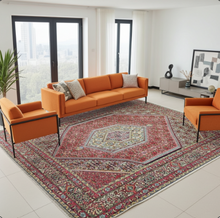 Charger l'image dans la galerie, Grand Tapis Bidjard tissé main n°12282_293×205