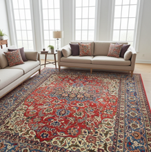Charger l'image dans la galerie, Grand Tapis Ispahan fait main n°14176_357×260