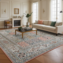 Charger l'image dans la galerie, GRAND TAPIS Cachemire soie noué main n°16_276×191