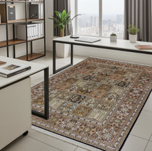 Charger l'image dans la galerie, TAPIS CACHEMIRE SOIE noué main n°28_188×123
