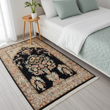 Charger l'image dans la galerie, Tapis Ghom soie noué main n°18194_120×80