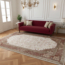 Charger l'image dans la galerie, TAPIS HEREKE soie tissé main n°2000_186×126