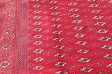 Charger l'image dans la galerie, Grand Tapis Torkaman fait main n°18128_382×305