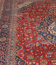 Charger l'image dans la galerie, Grand Tapis Kachan fait main n°9706_408×303