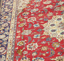 Charger l'image dans la galerie, Grand Tapis Ispahan fait main n°13669_410×290