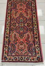 Charger l'image dans la galerie, Tapis Sarouk noué main n°14002_132×65