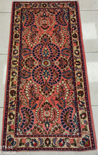 Charger l'image dans la galerie, Tapis Sarouk noué main n°14002_132×65
