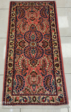 Charger l'image dans la galerie, Tapis Sarouk noué main n°14002_132×65