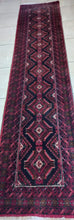 Charger l'image dans la galerie, Tapis Baloutchestan tissé main n°8684_290×60