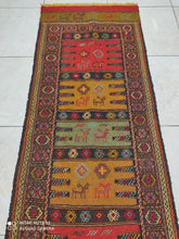 Charger l'image dans la galerie, Kilim Khorassan fait main n°19642_185×67
