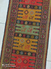 Charger l'image dans la galerie, Kilim Khorassan fait main n°19642_185×67