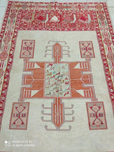 Charger l'image dans la galerie, TAPIS SOUMAK soie fait main n°16646_195×118