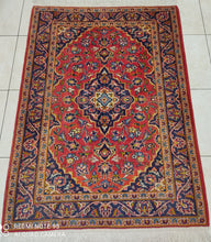 Charger l'image dans la galerie, Tapis Kachan noué main n°17888_158×112