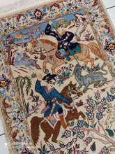 Charger l'image dans la galerie, TAPIS ISPAHAN fait main n°14265_107×72