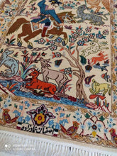 Charger l'image dans la galerie, TAPIS ISPAHAN fait main n°14265_107×72