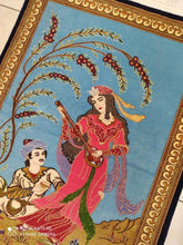 Charger l'image dans la galerie, Tapis Ispahan Leily et Majnoun fait main n°17422_110×80