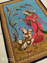 Charger l'image dans la galerie, Tapis Ispahan Leily et Majnoun fait main n°17422_110×80
