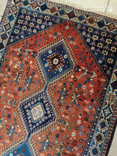 Charger l'image dans la galerie, Tapis Yalameh noué main n°400_154×100