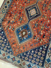 Charger l'image dans la galerie, Tapis Yalameh noué main n°400_154×100