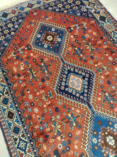 Charger l'image dans la galerie, Tapis Yalameh noué main n°400_154×100