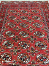 Charger l'image dans la galerie, Tapis Torkaman noué main n°13429_157×112