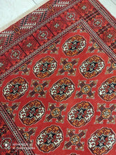 Charger l'image dans la galerie, Tapis Torkaman noué main n°13429_157×112