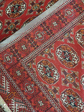 Charger l'image dans la galerie, Tapis Torkaman noué main n°13429_157×112