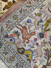 Charger l'image dans la galerie, TAPIS Kachan tissé main n°16114_160×110