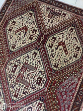 Charger l'image dans la galerie, TAPIS Afchar fait main n°18440_208×140