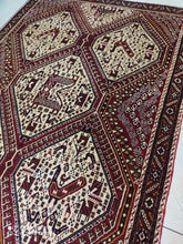 Charger l'image dans la galerie, TAPIS Afchar fait main n°18440_208×140