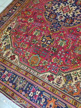 Charger l'image dans la galerie, Grand Tapis Tabriz tissé main n°19210_292×196