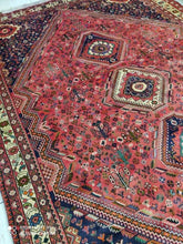 Charger l'image dans la galerie, Grand Tapis Ghachgai fait main n°18473_302×203