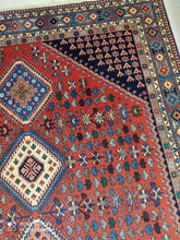 Charger l'image dans la galerie, Grand Tapis Yalameh noué main n°12281_303×202