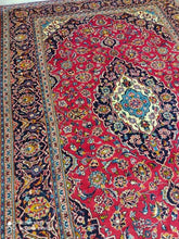 Charger l'image dans la galerie, Grand Tapis Kachan fait main n°17916_305×200