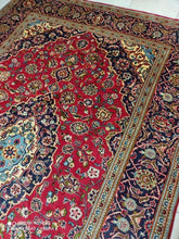 Charger l'image dans la galerie, GRAND Tapis Kachan tissé main n°16099_320×207