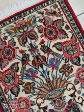 Charger l'image dans la galerie, Paire 2 Tapis Ispahan noué main n°18027/18028_95×65