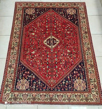 Charger l'image dans la galerie, Tapis Abadeh tissé main n°17883_200×147