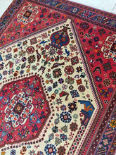 Charger l'image dans la galerie, Tapis Abadeh tissé main n°19180_205×130