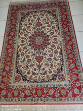 Charger l'image dans la galerie, TAPIS ISPAHAN signé tissé main n°11790_236×150