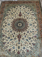 Charger l'image dans la galerie, Grand Tapis Tabriz tissé main n°18984_300×205
