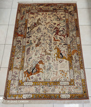 Charger l'image dans la galerie, Tapis Ghom soie tissé main n°11716_200×132